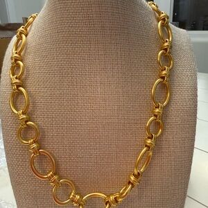 Julie Vos Gold Link Necklace